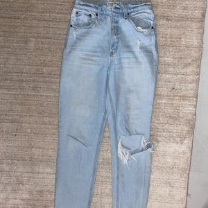 Abercrombie 90’s ultra high rise straight jeans size 26 length 2R